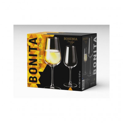 Taurių rinkinys Bohemia Bonita 6x360ml 7