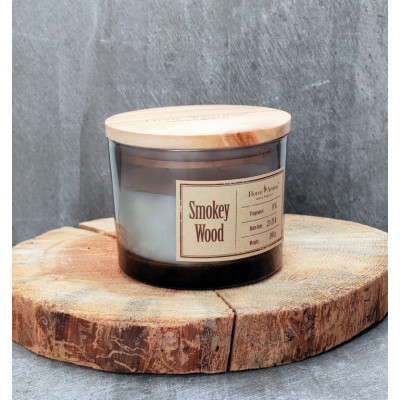 Žvakė aromatinė Home Aroma "Smokey Wood" (25val.) 3