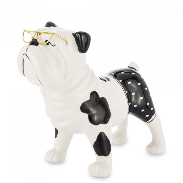 Statulėlė šuo su akiniais (25*13, H22cm)