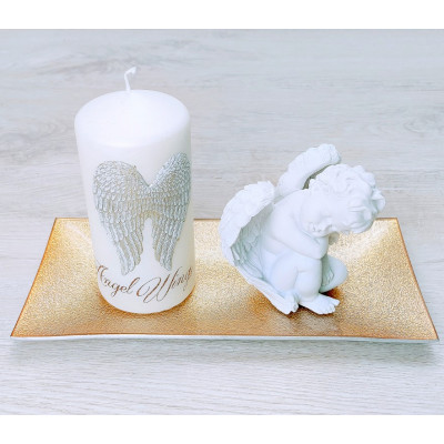 Žvakė "Angel Wings" (15cm) 11