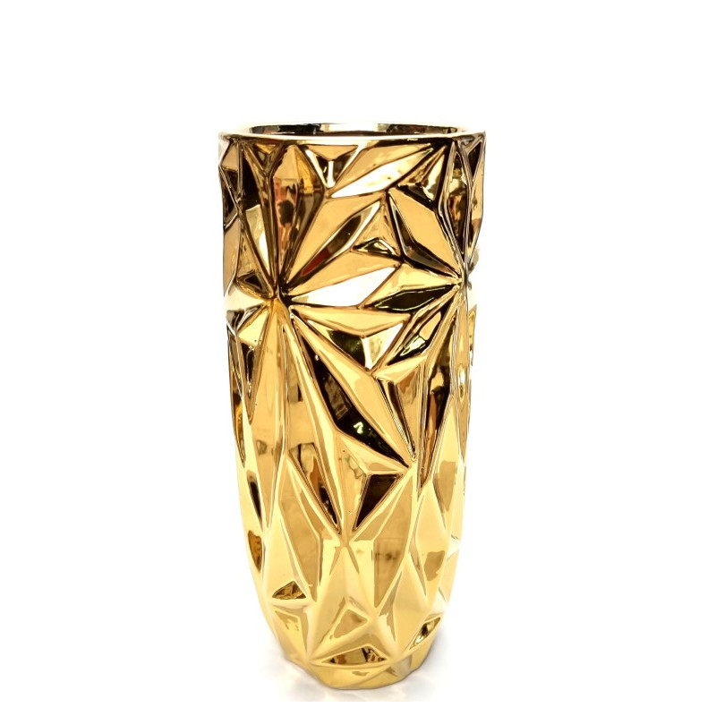Vaza keraminė Mondex Lorelai Gold (H29cm)