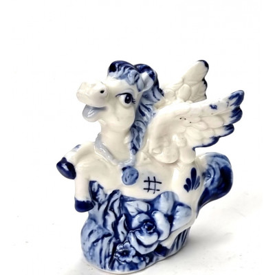 Porcelianinė statulėlė arkliukas (6 cm) 2