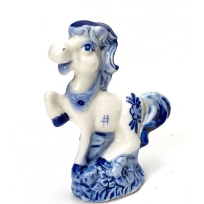 Porcelianinė statulėlė arkliukas (9 cm) 3