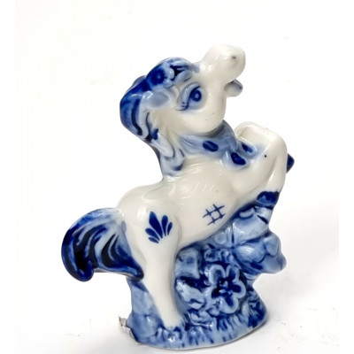 Porcelianinė statulėlė arkliukas (9 cm) 4