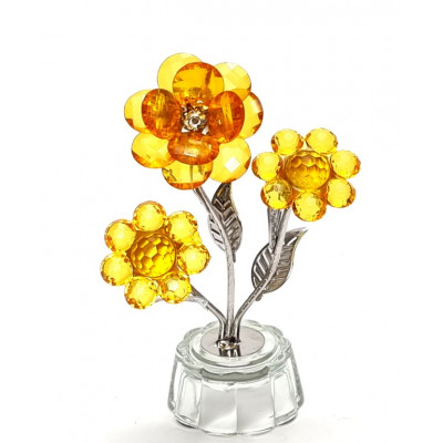 Stiklinė gėlė (7*4 H12cm) 3