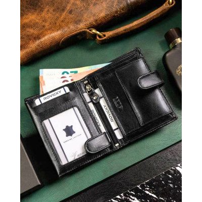 Vyriška piniginė su raktų pakabuku Rovicky RFID (13*10*2cm) 7