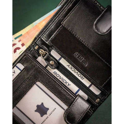 Vyriška piniginė su raktų pakabuku Rovicky RFID (13*10*2cm) 11