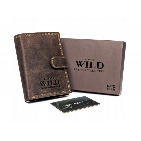 Vyriška piniginė Always Wild RFID (13.5*10*2.5cm)