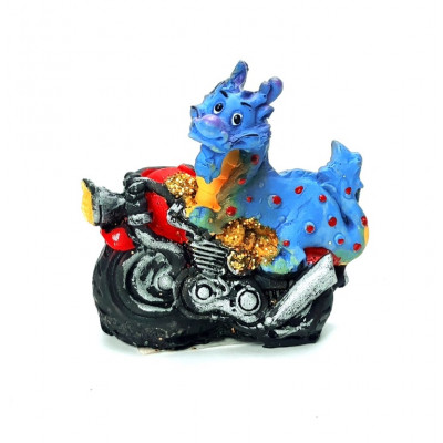 Statulėlė drakonas ant motociklo (6.5*4 H8cm) 6