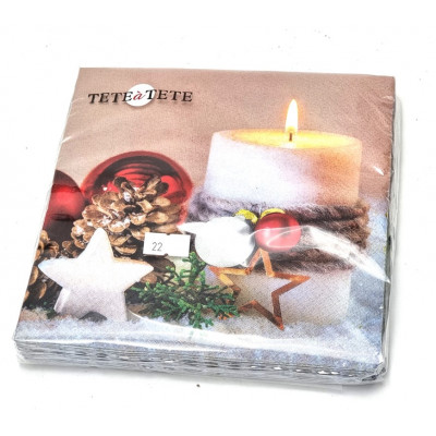 Kalėdinės servetėlės "TETE a TETE" (33*33cm) 3