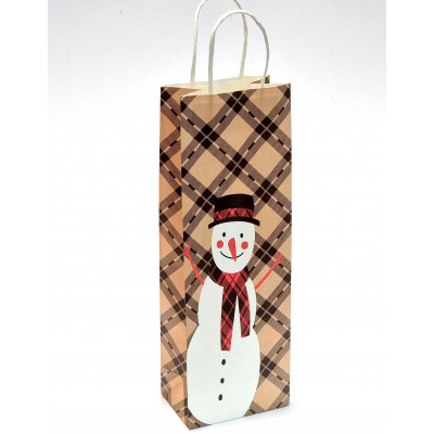 Kalėdinis maišelis buteliui (36x12x18 cm) 4