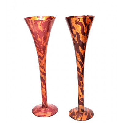 Vazelė - žvakidė - taurė stiklinė (H25cm) 1