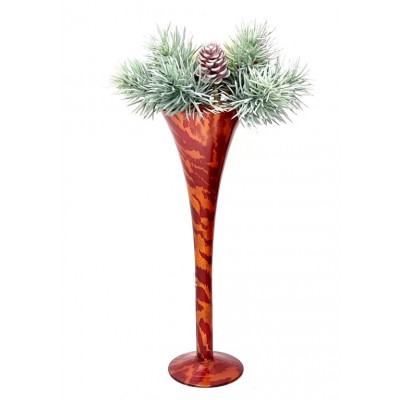 Vazelė - žvakidė - taurė stiklinė (H25cm) 3