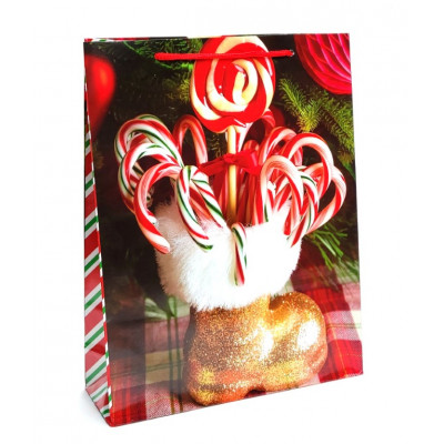 Kalėdinis maišelis dovanoms (30x23x8cm) 4