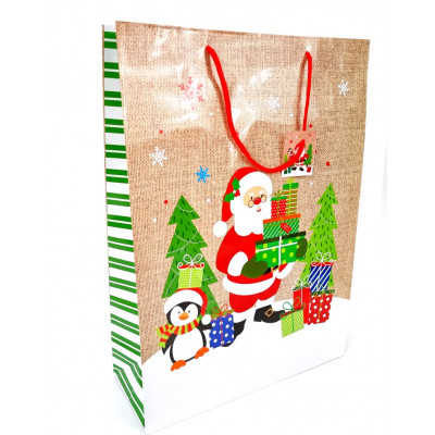 Kalėdinis maišelis dovanoms (41x30x11cm) 2