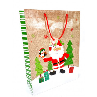 Kalėdinis maišelis dovanoms (41x30x11cm) 3