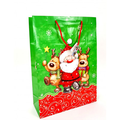 Kalėdinis maišelis dovanoms (41x30x11cm) 6