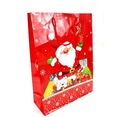Kalėdinis maišelis dovanoms (41x30x11cm) 7
