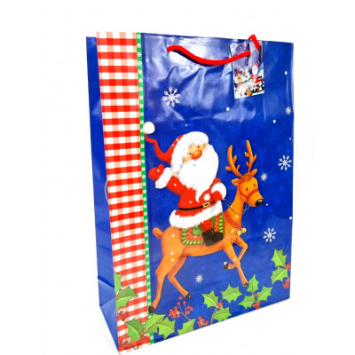 Kalėdinis maišelis dovanoms (41x30x11cm) 8