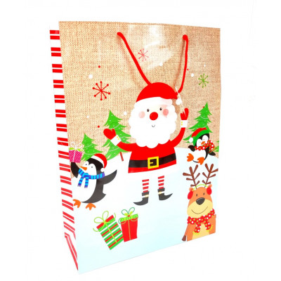 Kalėdinis maišelis dovanoms (41x30x11cm) 5