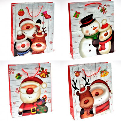 Kalėdinis maišelis dovanoms (32x26x10) 1