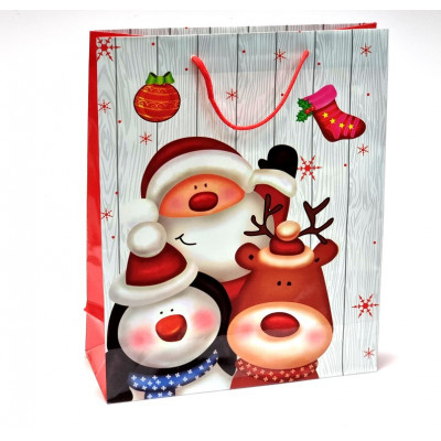 Kalėdinis maišelis dovanoms (32x26x10) 5