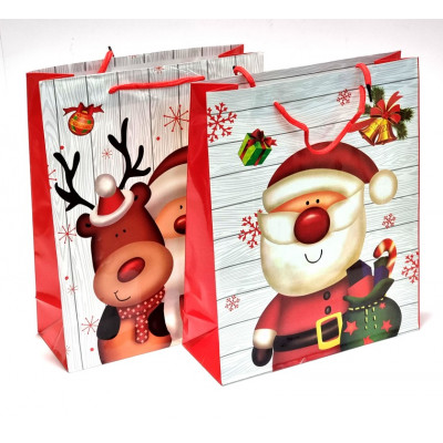 Kalėdinis maišelis dovanoms (32x26x10) 6