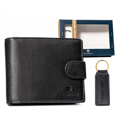 Vyriška piniginė su raktų pakabuku Peterson RFID (10.5*13*2.5cm) 1