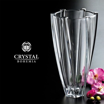 Vaza stiklinė Bohemia Infinity (H30cm) 2