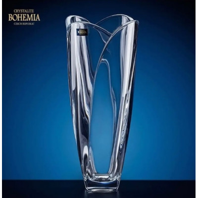 Vaza stiklinė Bohemia Globus (H25.5cm) 7