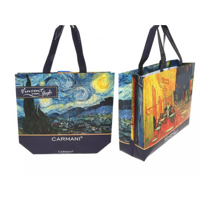 Pirkinių krepšys Carmani Vincent van Gogh (30x33x10cm) 3