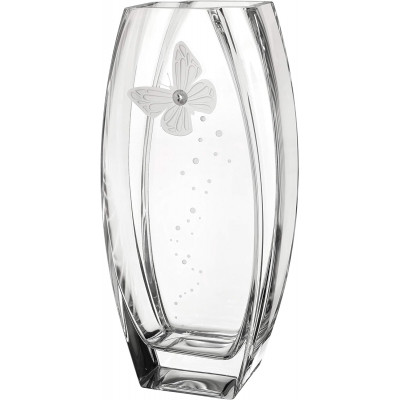 Vaza stiklinė Krosno Diamond Collection (12*6 H26.5cm) 2