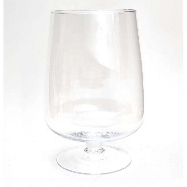 Vaza stiklinė (D17 H28cm)