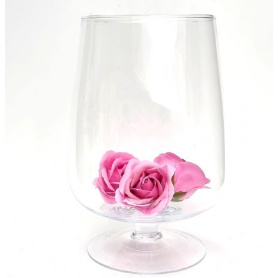 Vaza stiklinė (D17 H28cm) 2