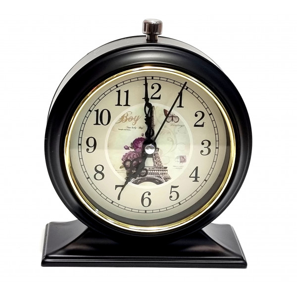 Laikrodis žadintuvas (H15 D12 cm)