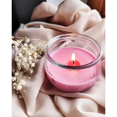 Žvakė aromatinė Bispol Pink flowers (18val.) 4