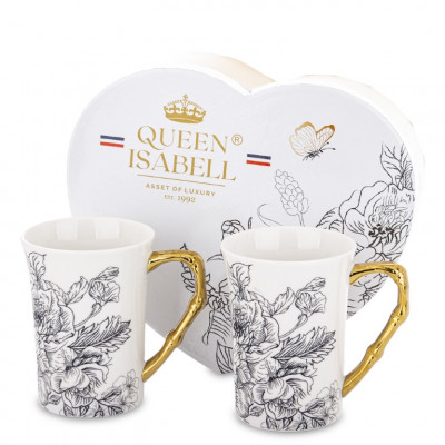 Puodelių rinkinys 2 asm Queen Isabell P24-07119 (370ml) 1