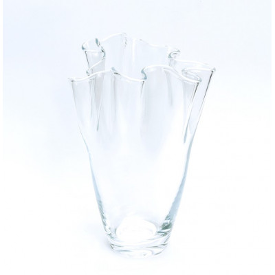 Vaza stiklinė (D22 H28cm) 1