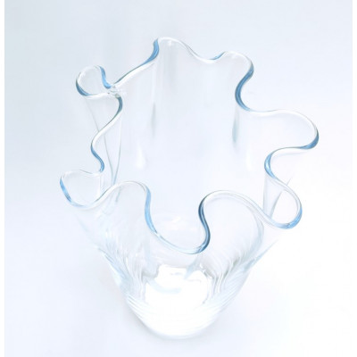 Vaza stiklinė (D22 H28cm) 2