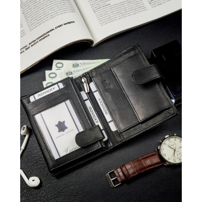 Vyriška piniginė Rovicky RFID (13*10*2.5cm) 5