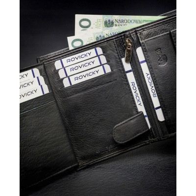 Vyriška piniginė Rovicky RFID (13*10*2.5cm) 8
