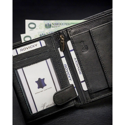 Vyriška piniginė Rovicky RFID (13*10*2.5cm) 9