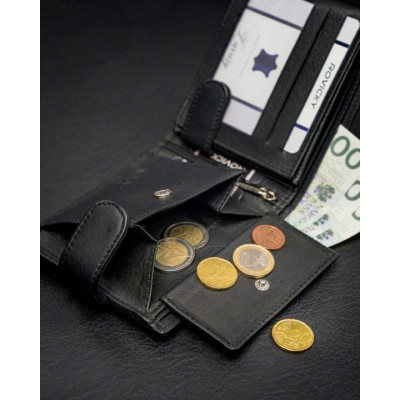 Vyriška piniginė Rovicky RFID (10.5*12*3cm) 12