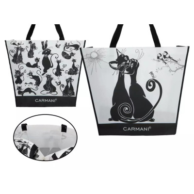 Rankinė per petį Carmani Crazy cats (45*38*11cm) 5