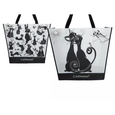 Rankinė per petį Carmani Crazy cats (45*38*11cm) 4