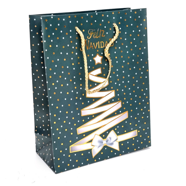 Kalėdinis maišelis dovanoms (23x18x8 cm)