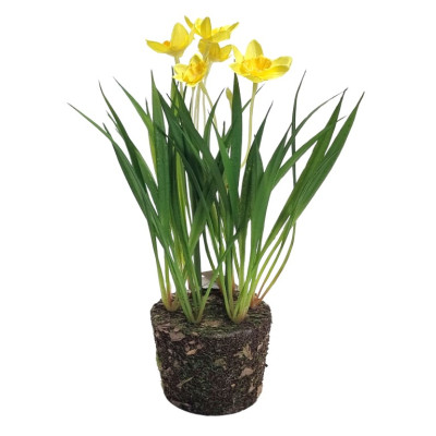 Dirbtinė gėlė narcizai L2876 (D7 H21cm)